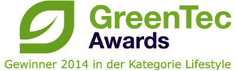 GreenTec Awards Gewinner 2014 in der Kategorie Lifestyle